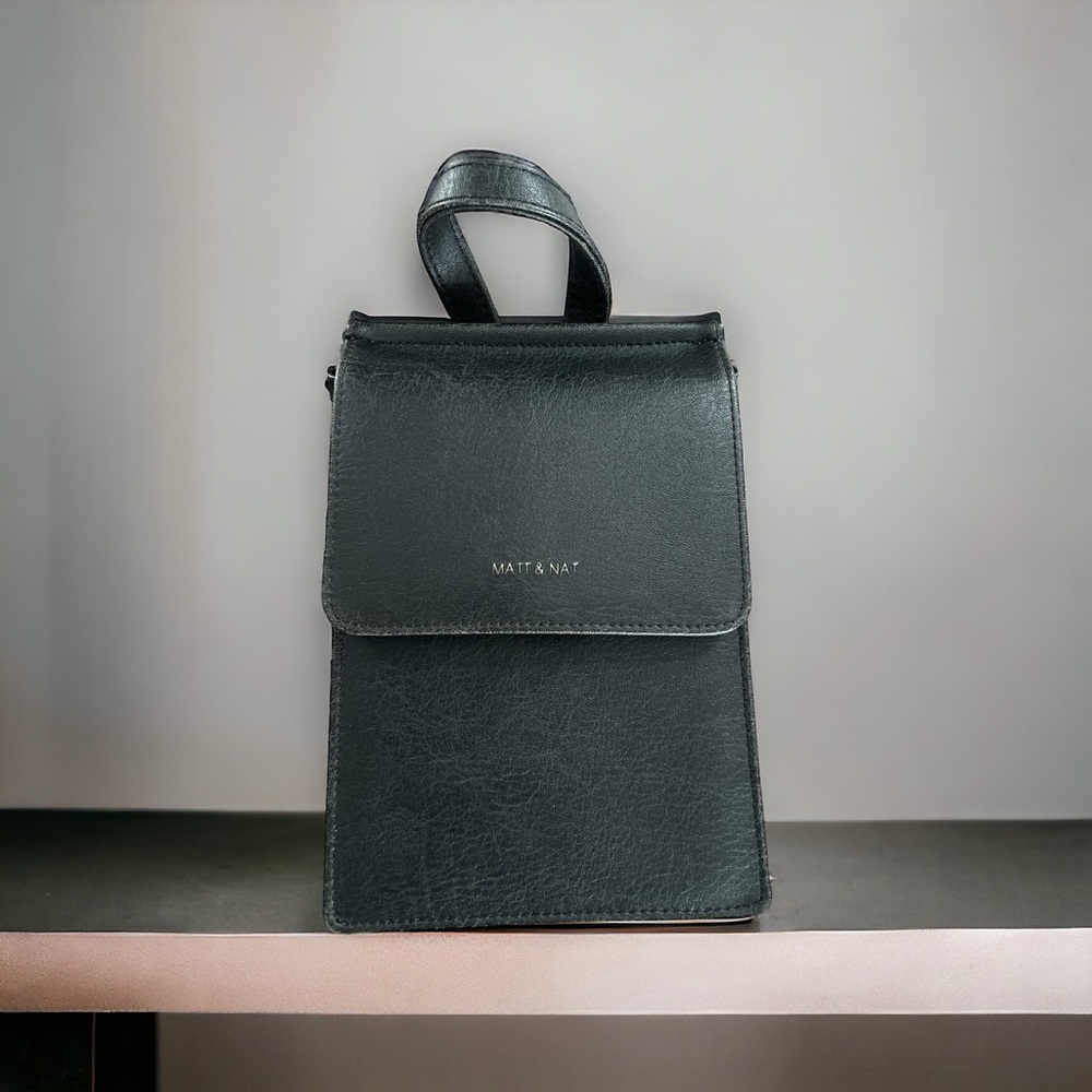 Matt and Nat THESSA VEGAN CROSSBODY BAG - VINTAGE black